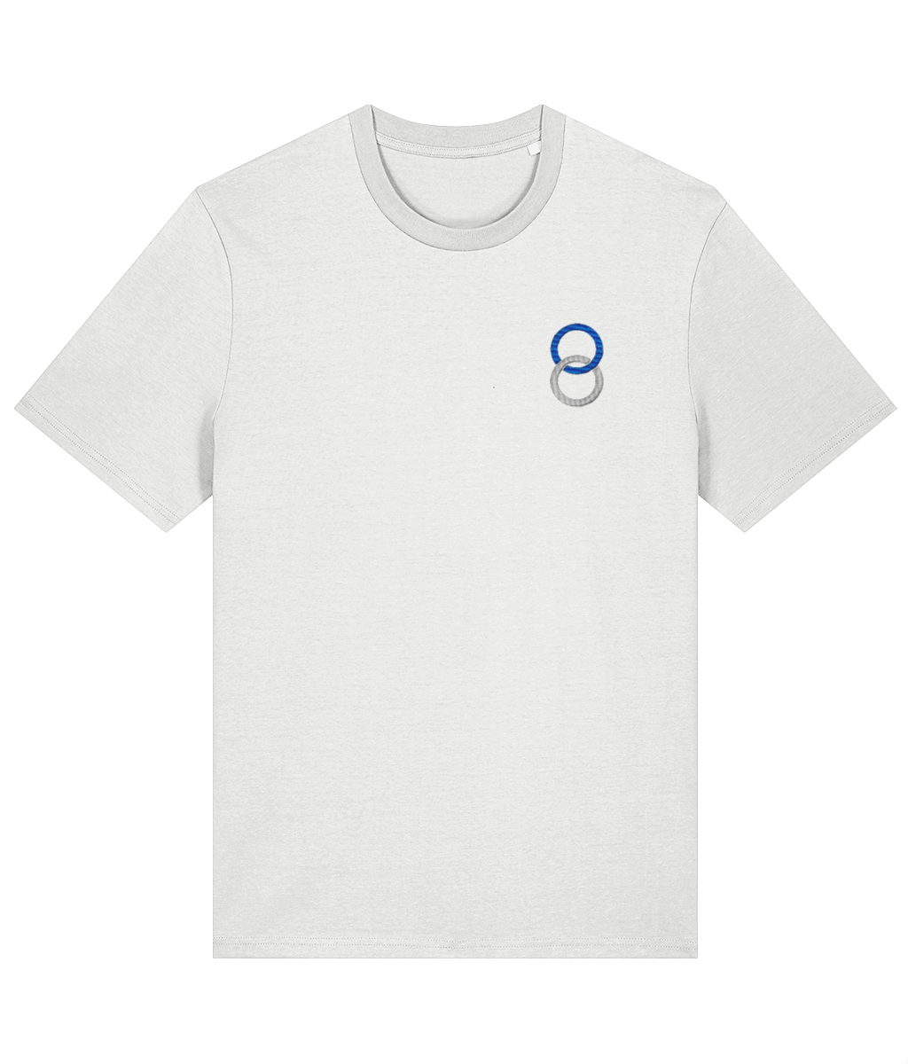 Birmingham City Minimalist embroidered Birmingham City cotton tee in White, Legends in Thread