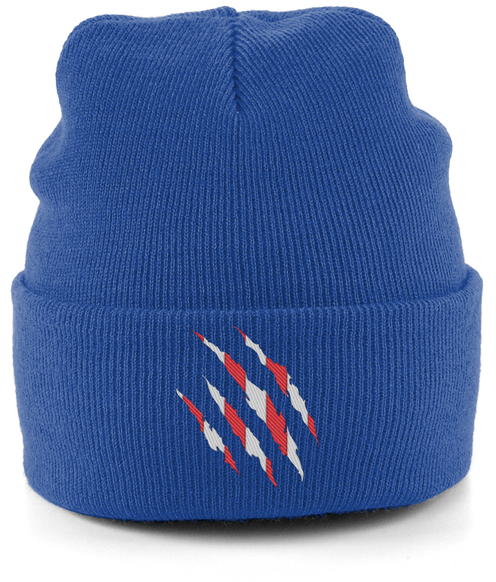 Sunderland Claws embroidered Sunderland beanie in Bright Royal, Legends in Thread