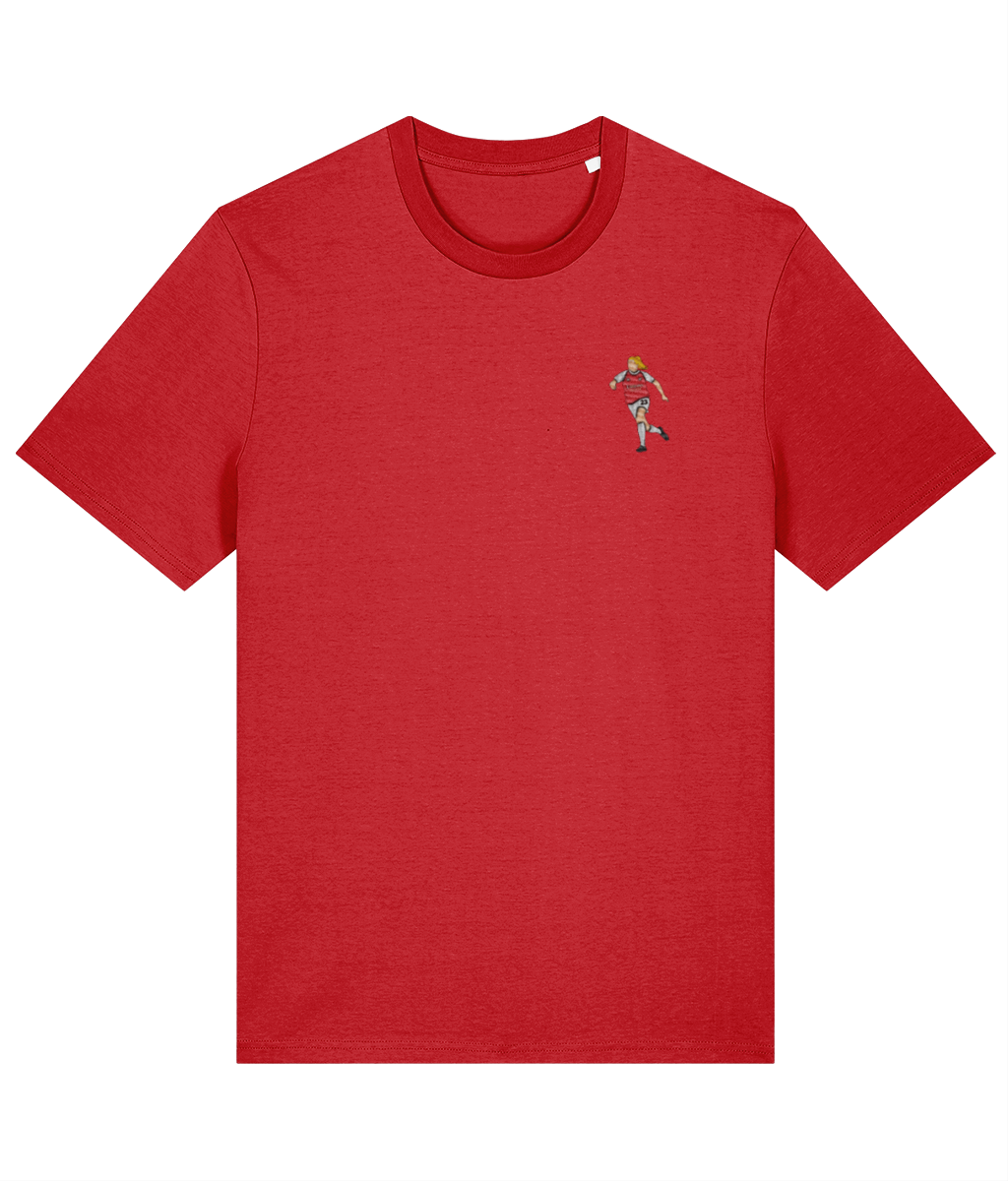 Alessia Russo embroidered Arsenal cotton tee, Legends in Thread