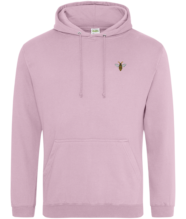 Watford Hornet embroidered Watford hoodie in Baby Pink, Legends in Thread