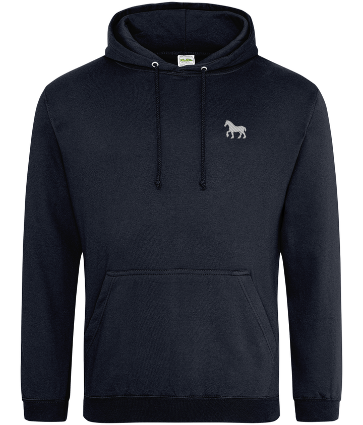 Ipswich Horse embroidered Ipswich Town hoodie in Navy Smoke, Legends in Thread