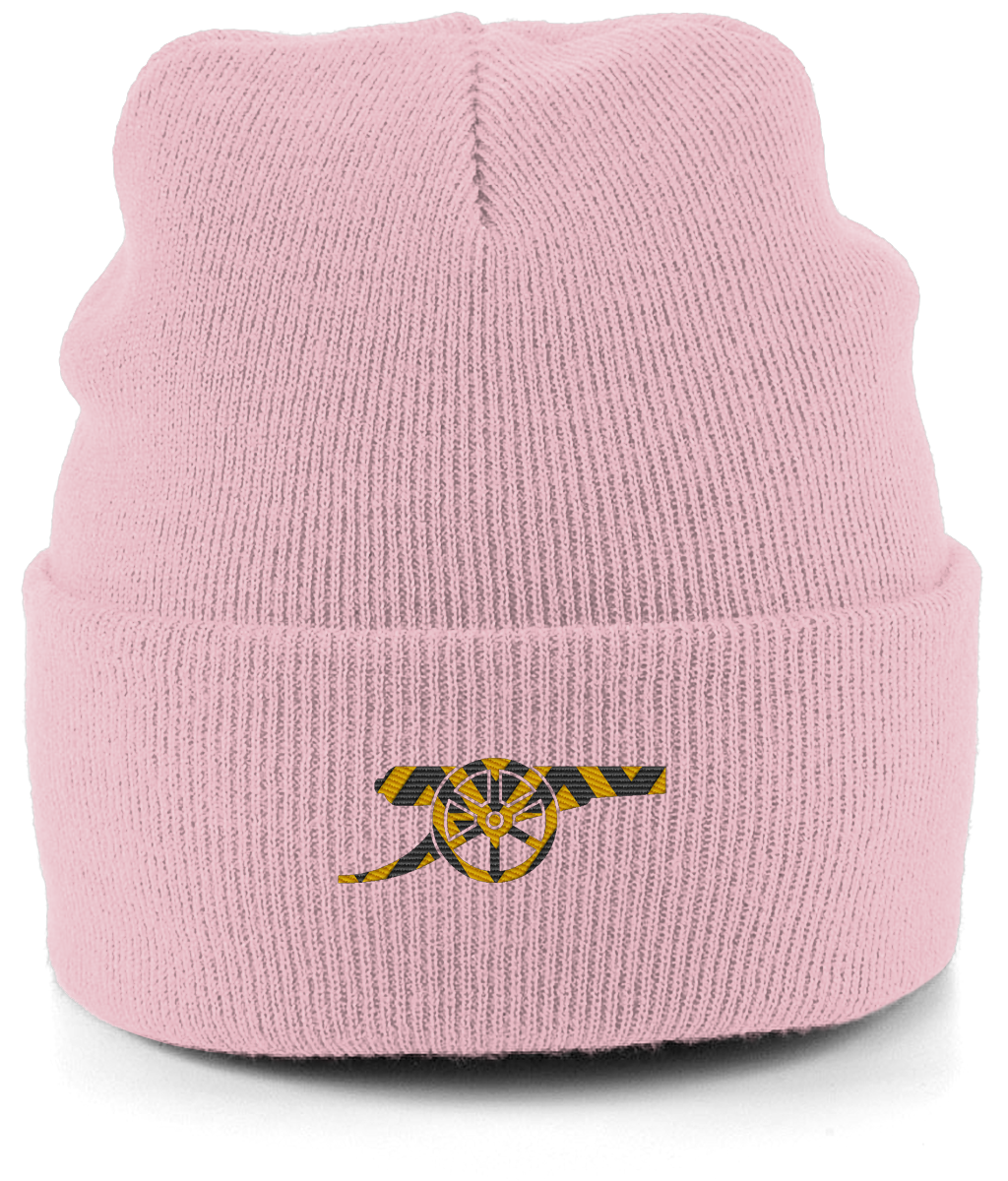 Bruised Banana Beanie in Dusty Pink, Legends in Thread