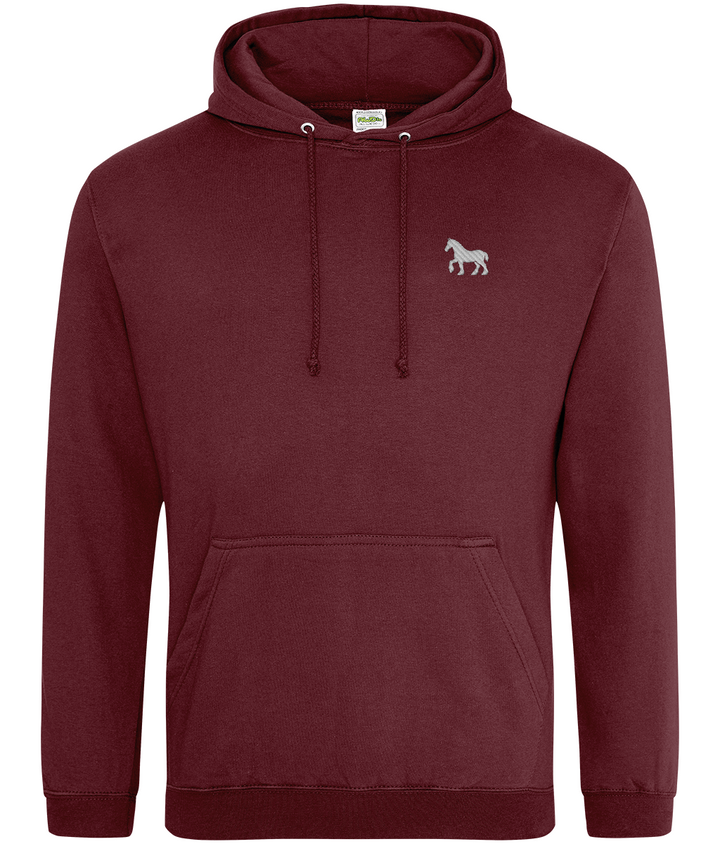 Ipswich Horse embroidered Ipswich Town hoodie in Burgundy, Legends in Thread