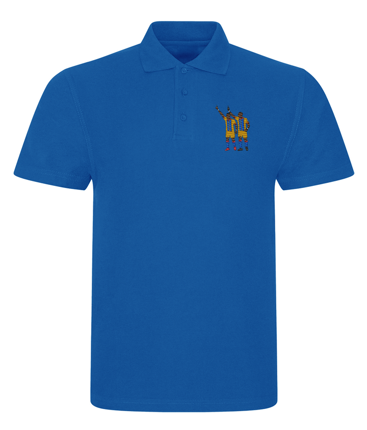 Zaha & Bolasie embroidered Crystal Palace polo, Legends in Thread